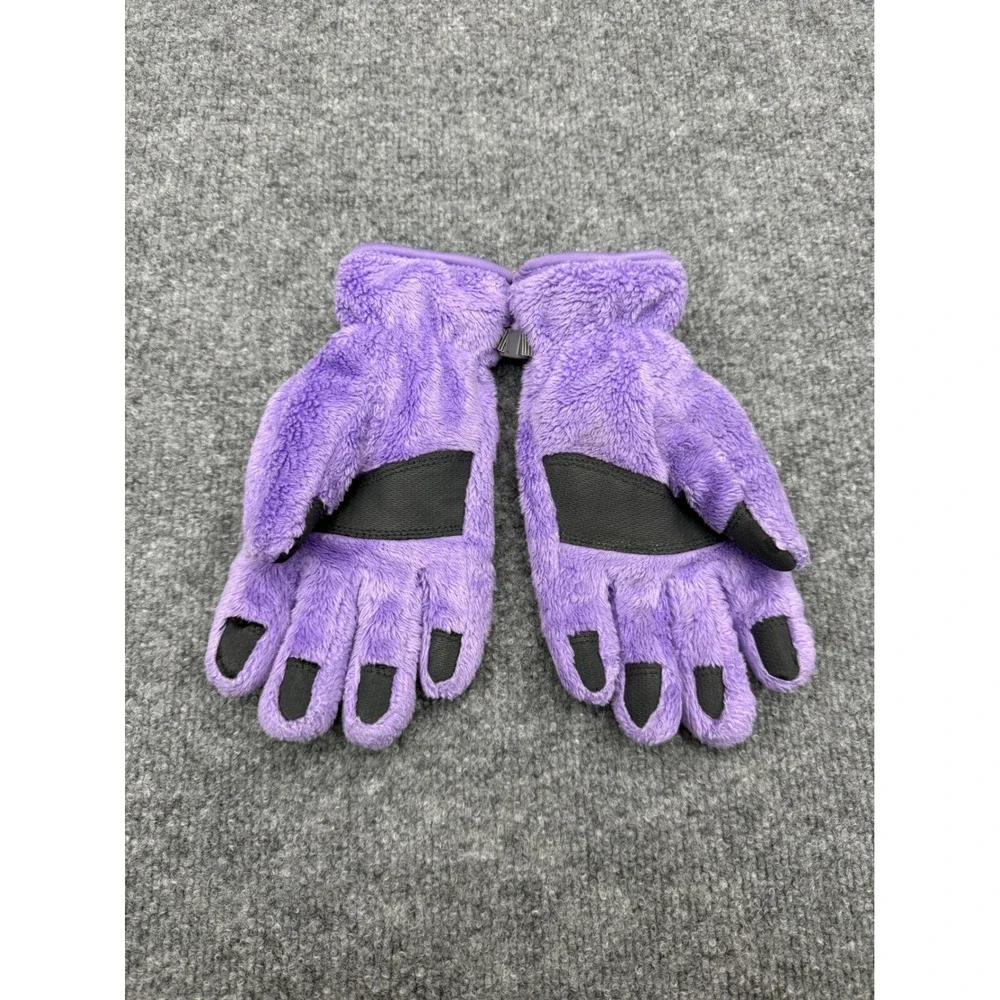 Head Kids Purple Fleece Faux Fur Winter‎ Gloves SensaTec Touchscreen Youth Large